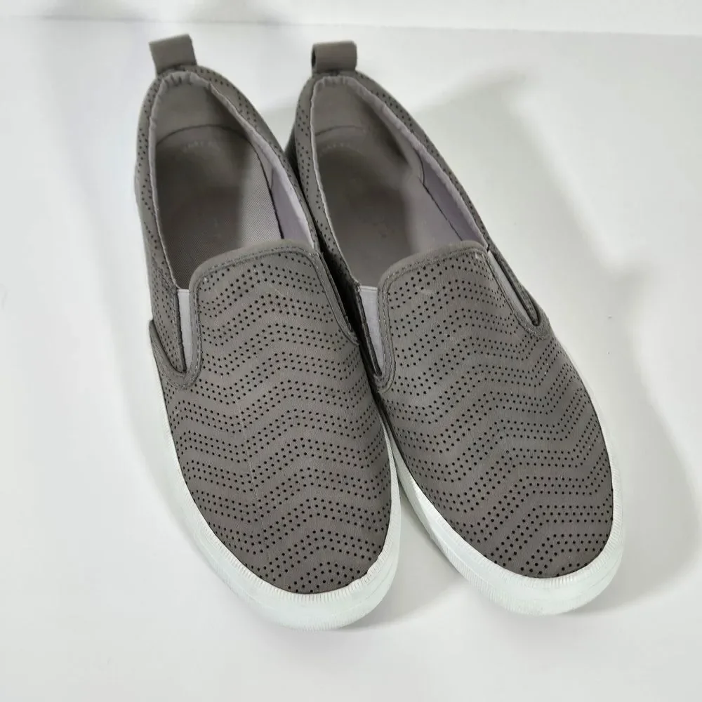 Sperry Crest Twin Gore Slip-On Sneakers, Grey, Women's‎ 8.5
